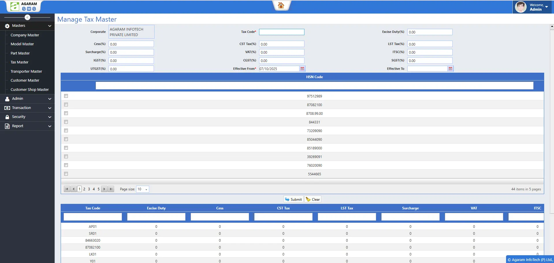 Automated Tax Calculation